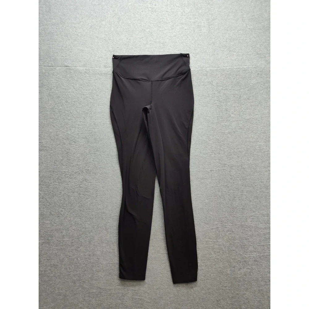 Lululemon Athletica Women Leggings 6 Black Pull‎ On High Waistband Ankle Active